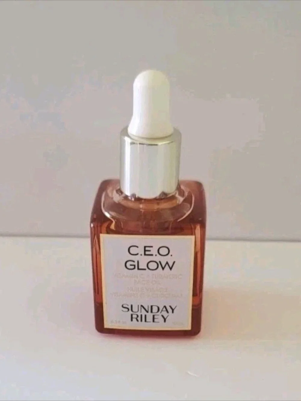 Sunday Riley CEO Glow Oil 0.3 Oz Facial Oil - Turmeric Evening Primrose